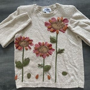Detailed knit sweater! Only worn once before. Price is negotiable.